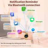 Melbon GEN 15 Smart Watch Bluetooth Calling, 1.69" AMOLED Display Smartwatch for Women & Girls-Rose Gold