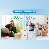 Punnk Funnk® Enhance Your WiFi Coverage and Signal Strength with Our WiFi Repeater | Stay Connected Anywhere in Your Home | Get Faster and More Reliable Internet Connection.