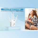 Punnk Funnk® Enhance Your WiFi Coverage and Signal Strength with Our WiFi Repeater | Stay Connected Anywhere in Your Home | Get Faster and More Reliable Internet Connection.