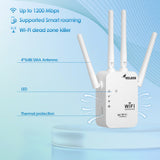 Punnk Funnk® Enhance Your WiFi Coverage and Signal Strength with Our WiFi Repeater | Stay Connected Anywhere in Your Home | Get Faster and More Reliable Internet Connection.