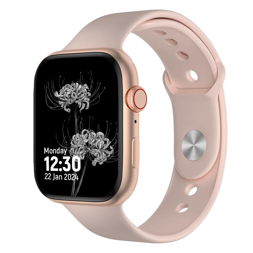Melbon T55 Smartwatch with Bluetooth Calling Waterproof 1.54" HD Display Bluetooth Calling Smart Watch-Pink