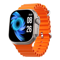 Melbon T800 Smart Watch 1.83" HD Display Bluetooth Calling Multi Sports Mode Smartwatch for Men & Women-Orange