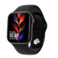 Melbon I8 Smart Watch 1.75" Inch Display with Dual Strap Multi Sports Modes Smartwatch-Black