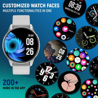 Melbon Active 2 Smart Watch 1.3" Screen 360*360 AMOLED Display Bluetooth Calling Touch Smartwatch-Grey