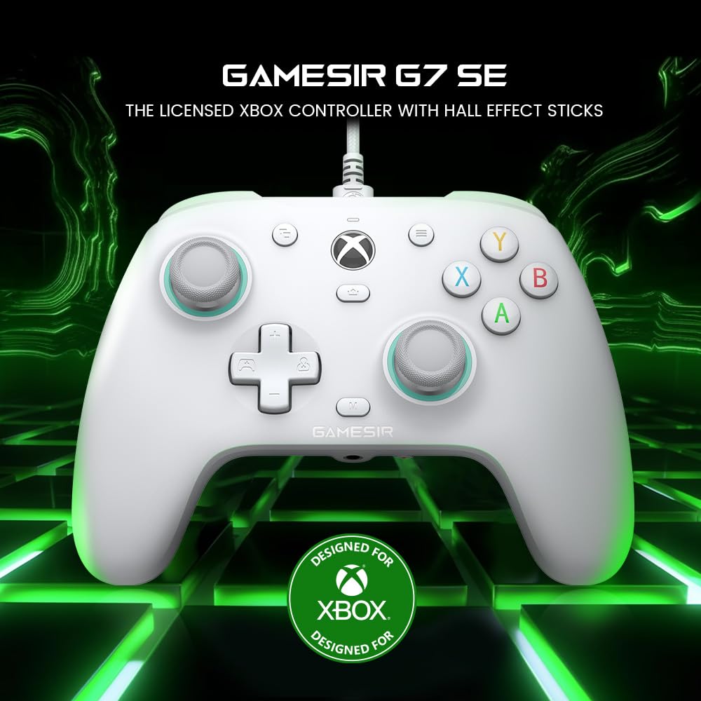 GameSir G7 SE Wired Controller for Xbox Series X|S, Xbox One & Windows 10/11, Plug and Play Gaming Gamepad