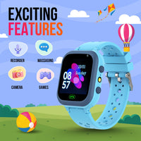 Melbon Newly Launched Smartwatch 1.44" TFT Display 4G Sim Card  & IP67 Waterproof Smart Watch for Men & Women-Blue