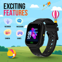 Melbon Newly Launched Smartwatch 1.44" TFT Display 4G Sim Card  & IP67 Waterproof Smart Watch for Men & Women-Black