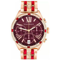 Melbon GEN 12 Smart Watch Bluetooth Calling, 1.3" AMOLED Display Smartwatch for Women & Girls-Red
