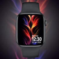 Melbon I8 Smart Watch 1.75" Inch Display with Dual Strap Multi Sports Modes Smartwatch-Black