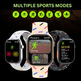 Melbon T20 PROMAX Bluetooth Calling Smartwatch Big 2.09” Infinity HD Display Smart Watch-Black