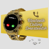 Melbon GEN 15 Smart Watch Bluetooth Calling, 1.69" AMOLED Display Smartwatch for Women & Girls-Rose Gold
