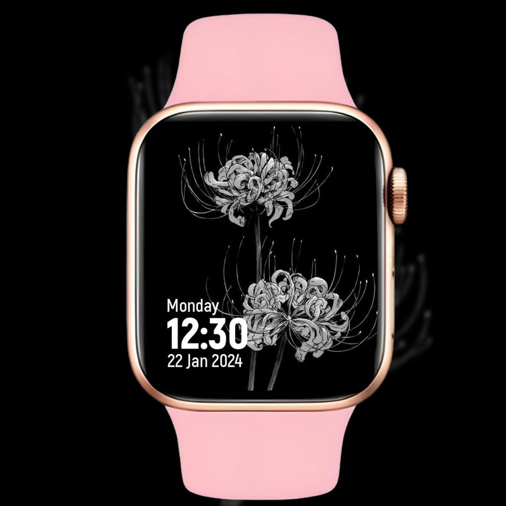 Melbon T55 Smartwatch with Bluetooth Calling Waterproof 1.54" HD Display Bluetooth Calling Smart Watch-Pink