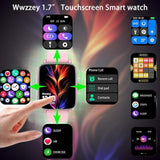 Melbon I8 Smart Watch 1.75" Inch Display with Dual Strap Multi Sports Modes Smartwatch-Black