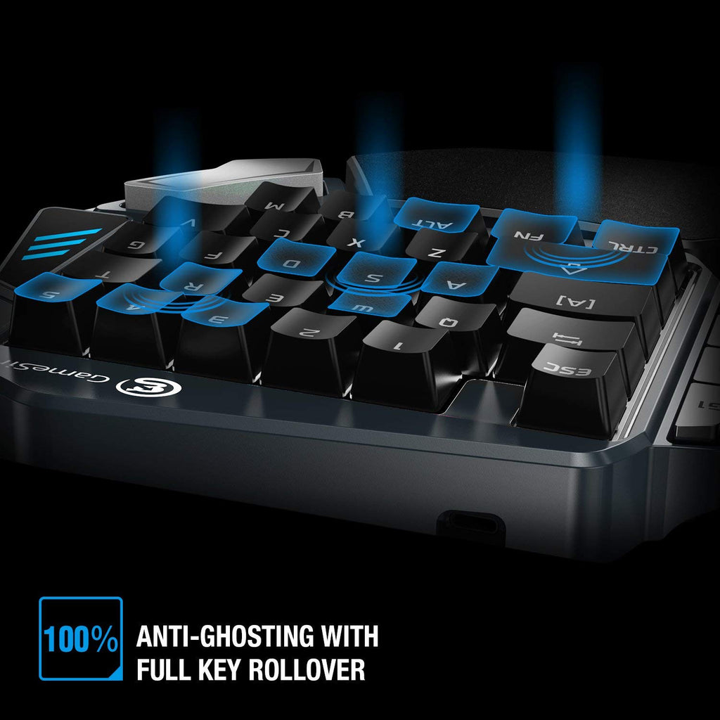 GameSir Z1 Kailh One-Handed Wireless Bluetooth Mechanical Mini Gaming Keyboard for PUBG