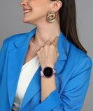 GameSir GEN 17 Smart Watch Bluetooth Calling, AMOLED Display Smartwatch for Women & Girls-Purple