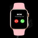 Melbon T55 Smartwatch with Bluetooth Calling Waterproof 1.54" HD Display Bluetooth Calling Smart Watch-Pink