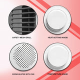 MELBON D1-905 2000-Watt Room Heater (ISI Certified, White Color) Fan Room Heater