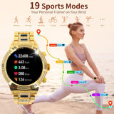 Melbon GEN 15 Smart Watch Bluetooth Calling, 1.69" AMOLED Display Smartwatch for Women & Girls-Rose Gold