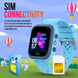 Melbon Newly Launched Smartwatch 1.44" TFT Display 4G Sim Card  & IP67 Waterproof Smart Watch for Men & Women-Blue