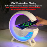 Melbon Portible G Shape Bluetooth Wireless LED Speaker with USB Port, SD Card Slot, RGB ModE Fancy Light