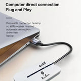 PunnkFunnk Mi-Fi 4G LTE Wireless Dongle with All Sim Network Support for Desktop & Laptops-White