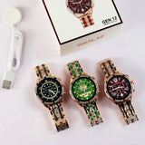 Melbon GEN 12 Smart Watch Bluetooth Calling, 1.3" AMOLED Display Smartwatch for Women & Girls-Green