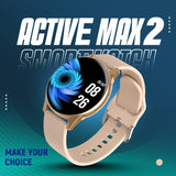 Melbon Active 2 Smart Watch 1.3" Screen 360*360 AMOLED Display Bluetooth Calling Touch Smartwatch-Peah
