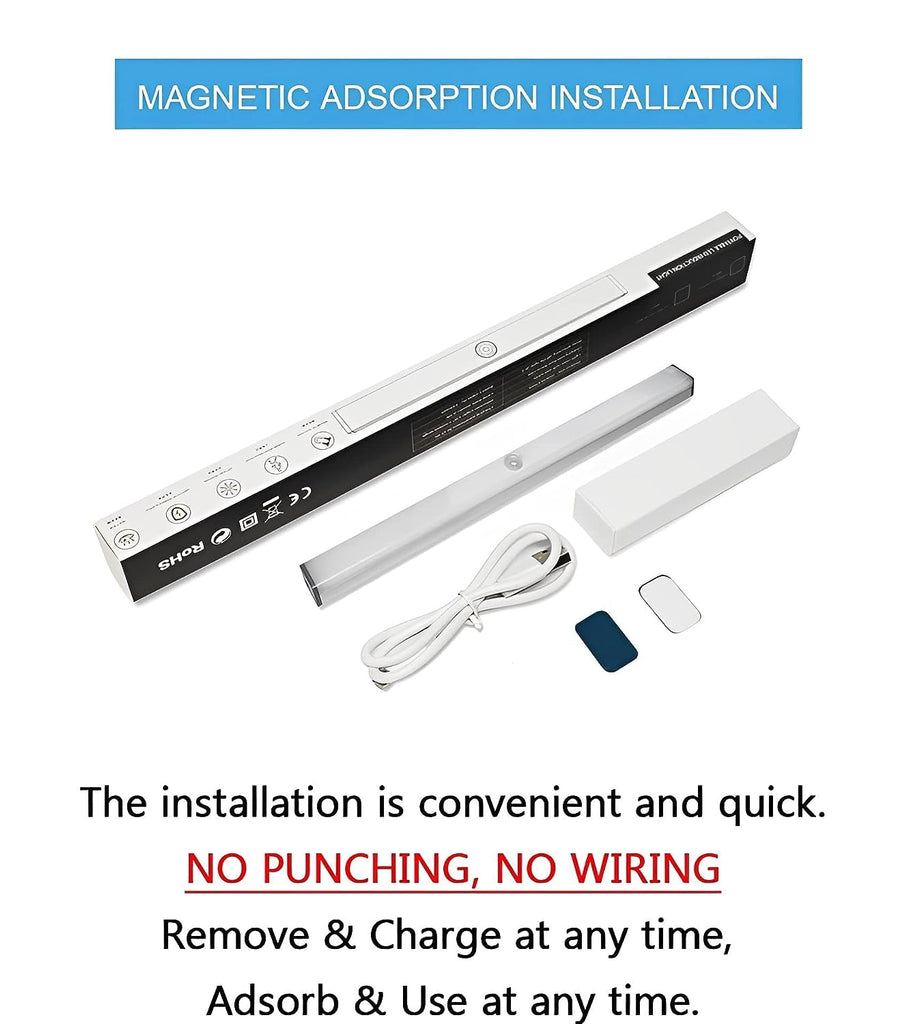 Melbon 14 LED, 21 CM Motion Sensor, Rechargeable Battery Light Stick Smart LED Lights