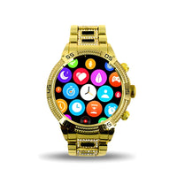 Melbon GEN 15 Smart Watch Bluetooth Calling, 1.69" AMOLED Display Smartwatch for Women & Girls-Rose Gold