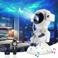GAMESIR Astronaut Galaxy Projector: Immerse in the Marvels of the Universe with Music Sync, Remote Control, Timer Off Bluetooth Speaker