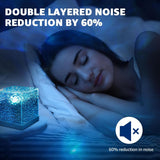 Melbon Galaxy Light with Remote Control 16 Colors Dimmable Wave Sensory Light Creative Night Lamp
