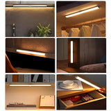 Melbon 20 LED, 30 CM Motion Sensor, Rechargable Battery Lightin Stick Smart LED Lights