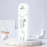 PunnkFunnk 4G LTE WiFi USB Dongle Stick with All SIM Network Support, Plug & Play 4G Data Card with up to 150Mbps DL/50Mbps UL-(with Double External Antennas)