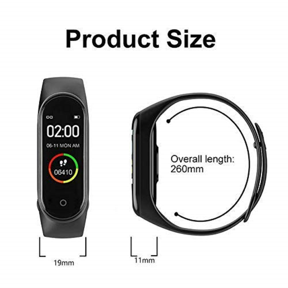 PunnkFunnk M4 Smart Band for Men & Women
