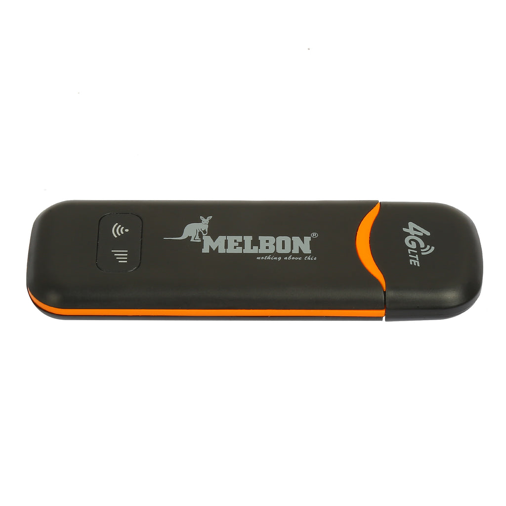 Melbon 4G LTE Wireless USB Dongle Stick with All SIM Network Support-Black