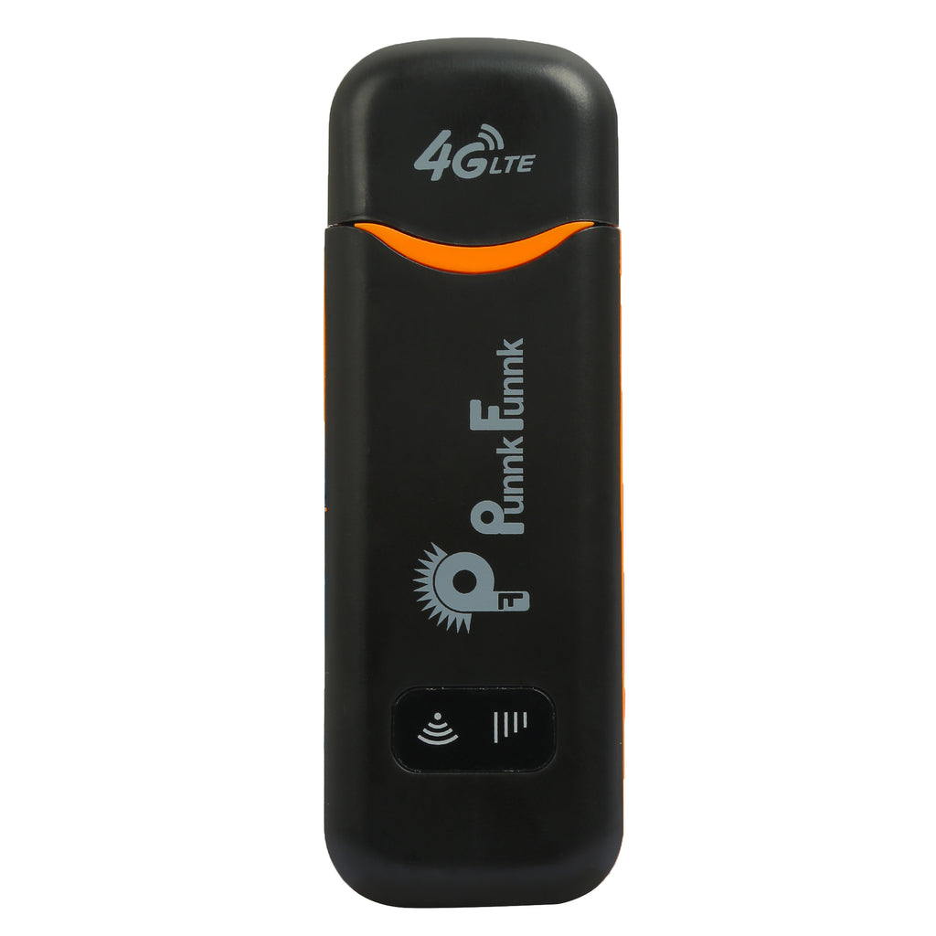 PunnkFunnk 4G LTE WiFi USB Dongle Stick with All SIM Network Support | 4G Data Card with up to 150Mbps Data Speed, Fast 4G Dongle, SIM Adapter Included, tri_Band