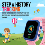 Melbon Newly Launched Smartwatch 1.44" TFT Display 4G Sim Card  & IP67 Waterproof Smart Watch for Men & Women-Pink