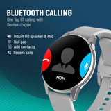 Melbon Active 2 Smart Watch 1.3" Screen 360*360 AMOLED Display Bluetooth Calling Touch Smartwatch-Grey