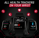 Melbon Force Bluetooth Calling SmartWatch | BP, SPO2, Health Tracking, Sports Tracking, Multiple Watch Faces, Find The Phone, Camera & Music Control Calling Watch.