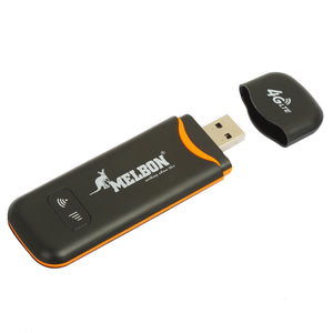 Melbon 4G LTE Wireless USB Dongle Stick with All SIM Network Support-Black